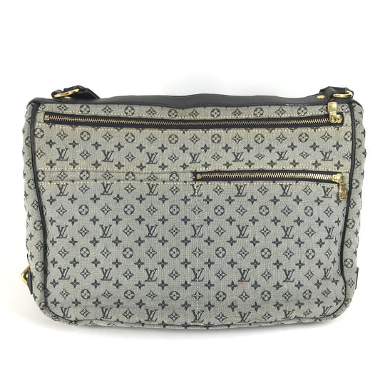 LOUIS VUITTON Shoulder Bag M42350 Monogram mini canvas Navy Monogram mini Sac Maman