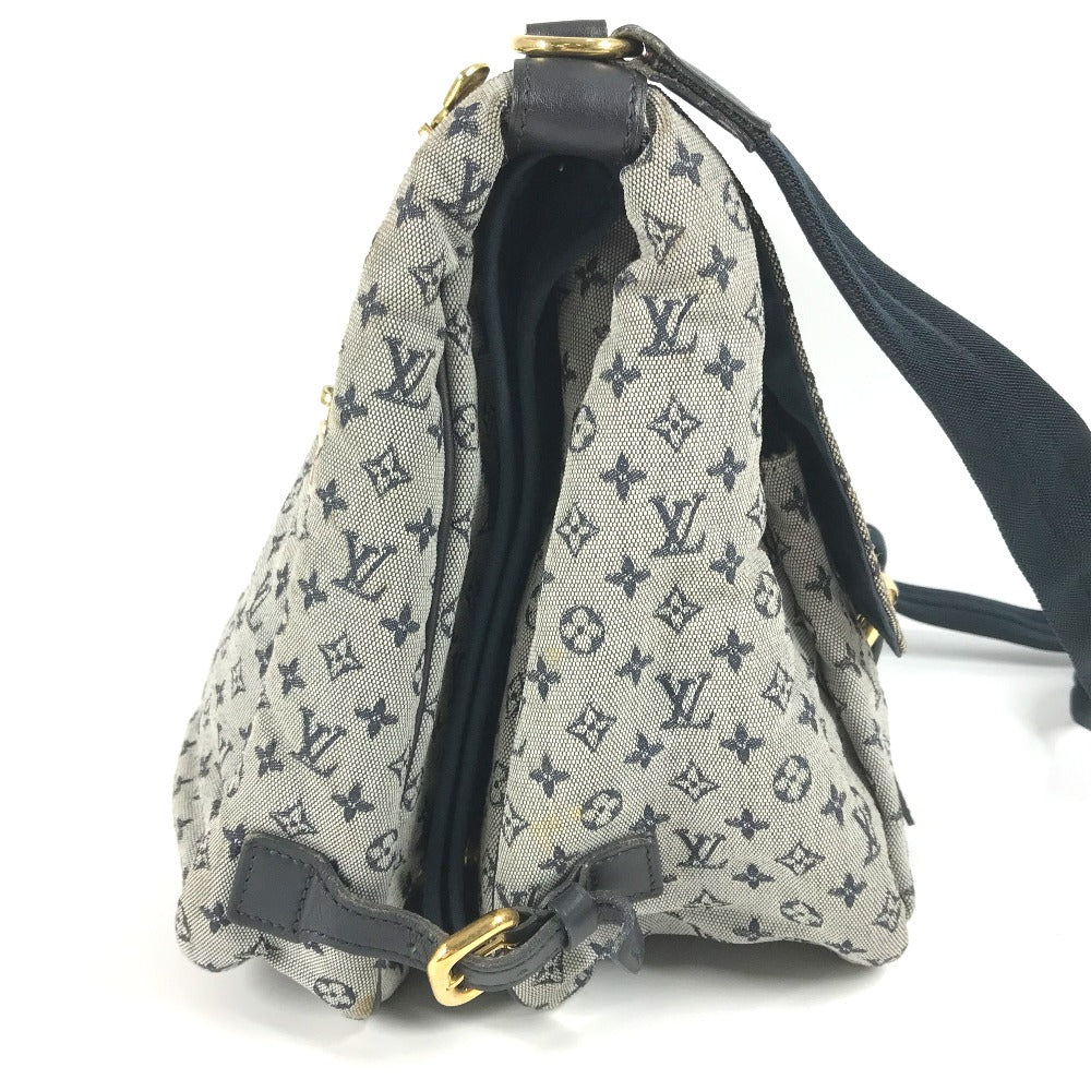 LOUIS VUITTON Shoulder Bag M42350 Monogram mini canvas Navy Monogram mini Sac Maman