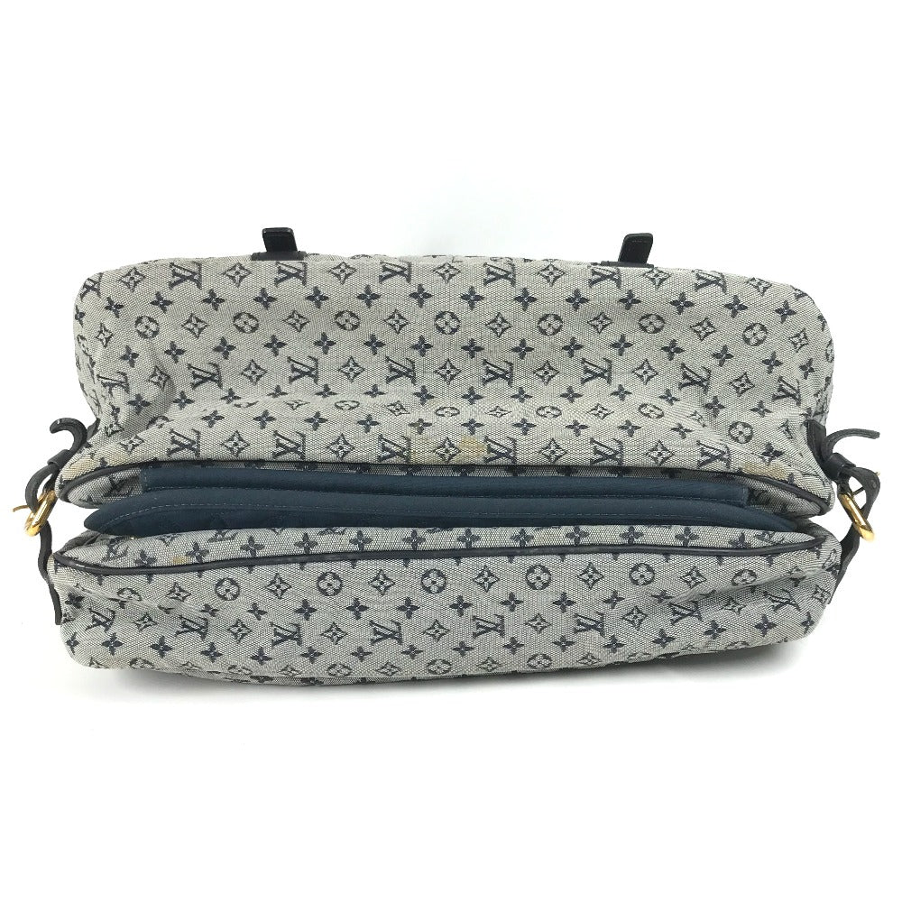 LOUIS VUITTON Shoulder Bag M42350 Monogram mini canvas Navy Monogram mini Sac Maman