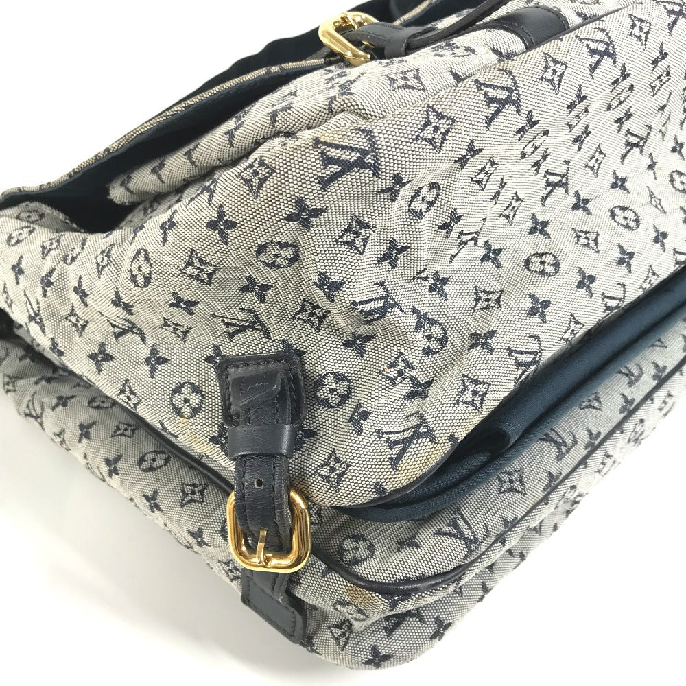 LOUIS VUITTON Shoulder Bag M42350 Monogram mini canvas Navy Monogram mini Sac Maman