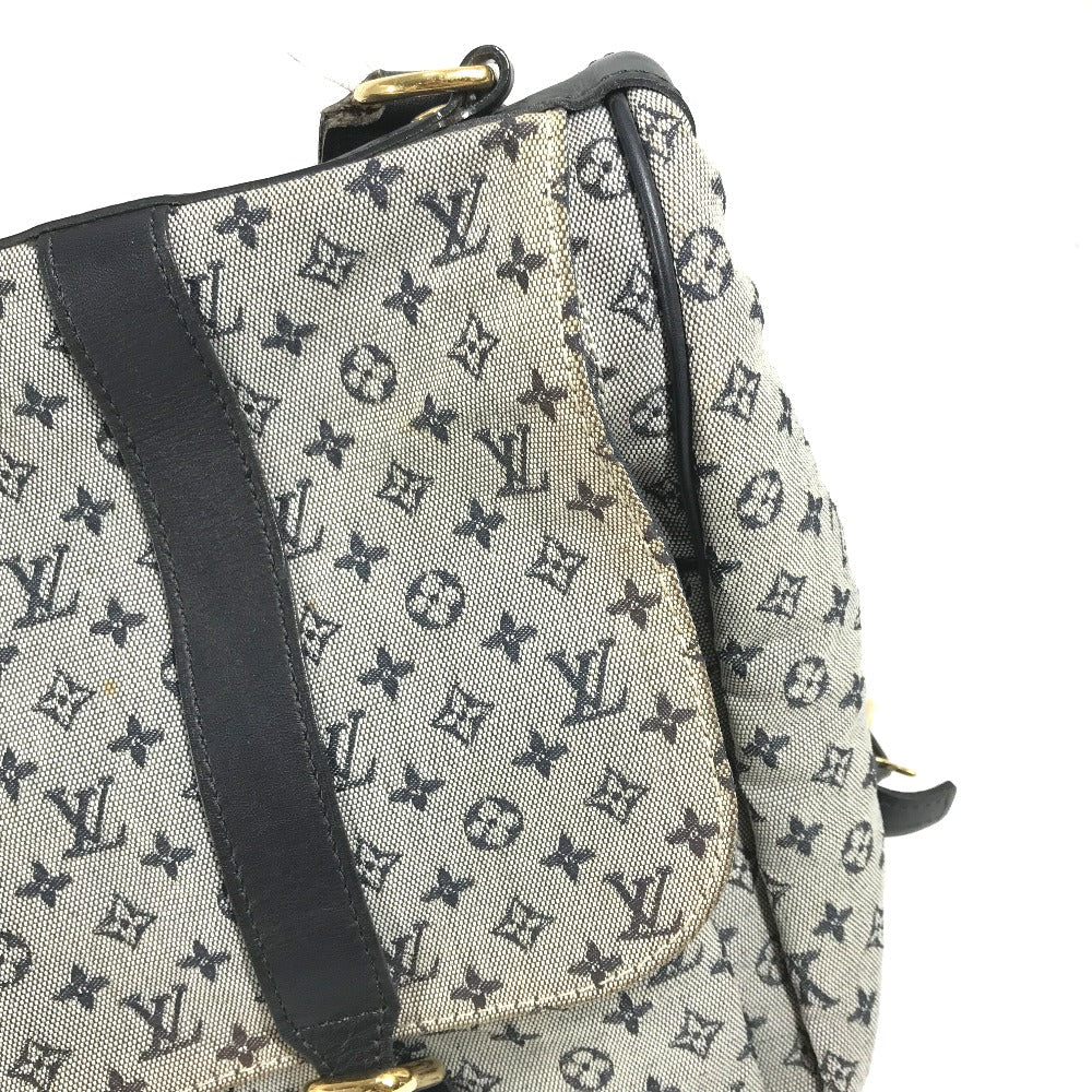 LOUIS VUITTON Shoulder Bag M42350 Monogram mini canvas Navy Monogram mini Sac Maman