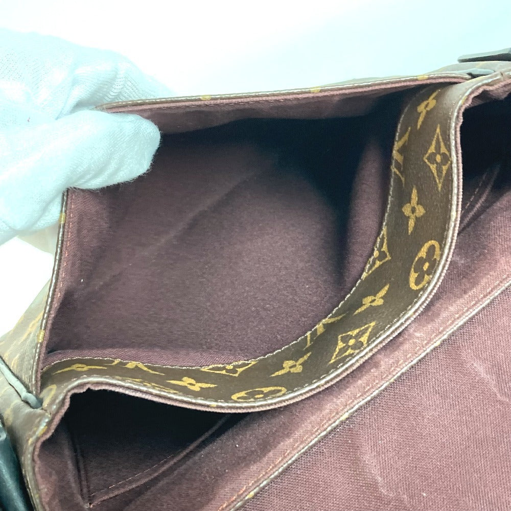 LOUIS VUITTON Shoulder Bag M40935 Monogram macacer canvas Brown Monogram macacer District PM District PM