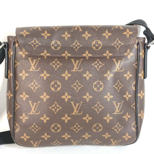 LOUIS VUITTON Shoulder Bag M40935 Monogram macacer canvas Brown Monogram macacer District PM District PM