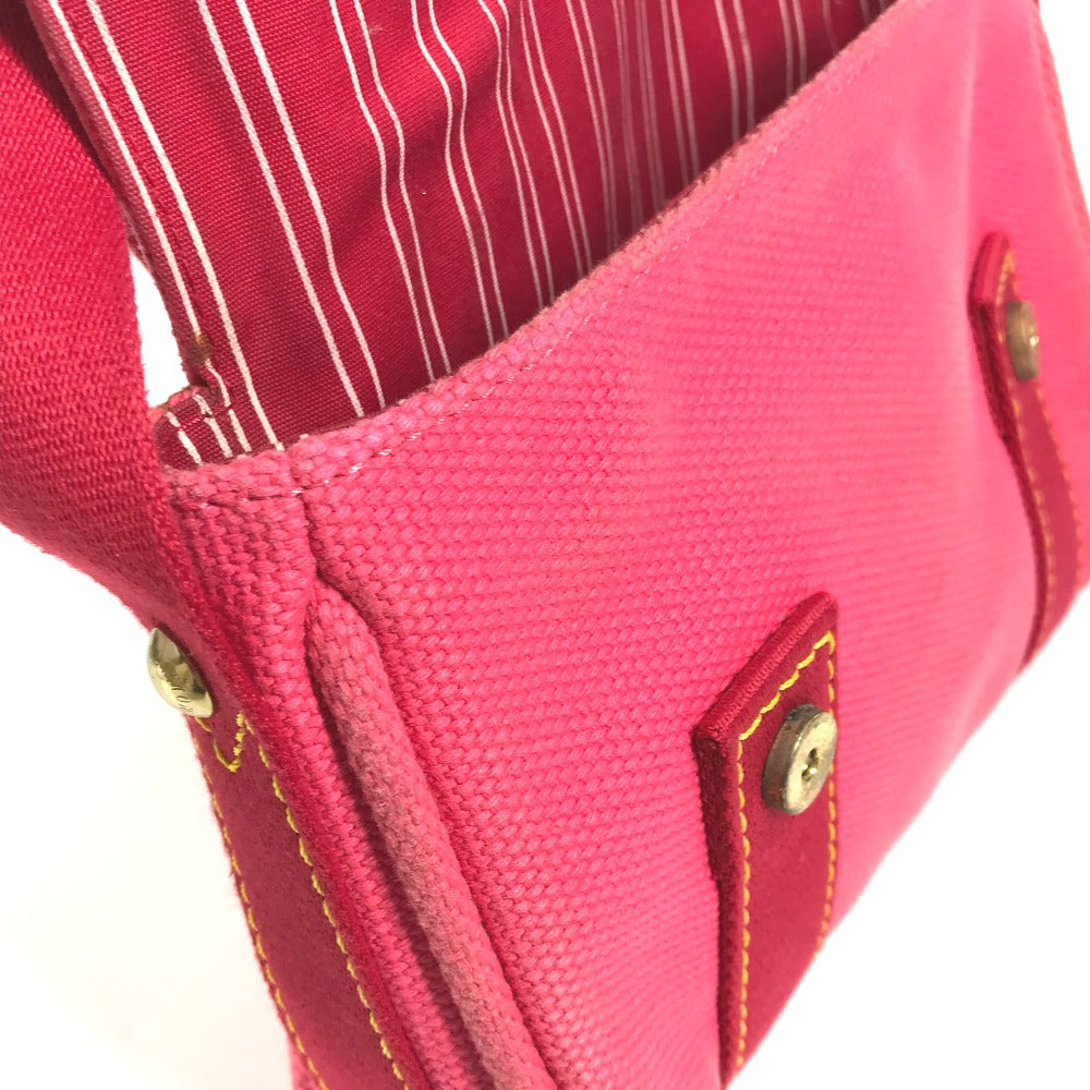 LOUIS VUITTON Shoulder Bag M40071 canvas pink Antigua Sac mule