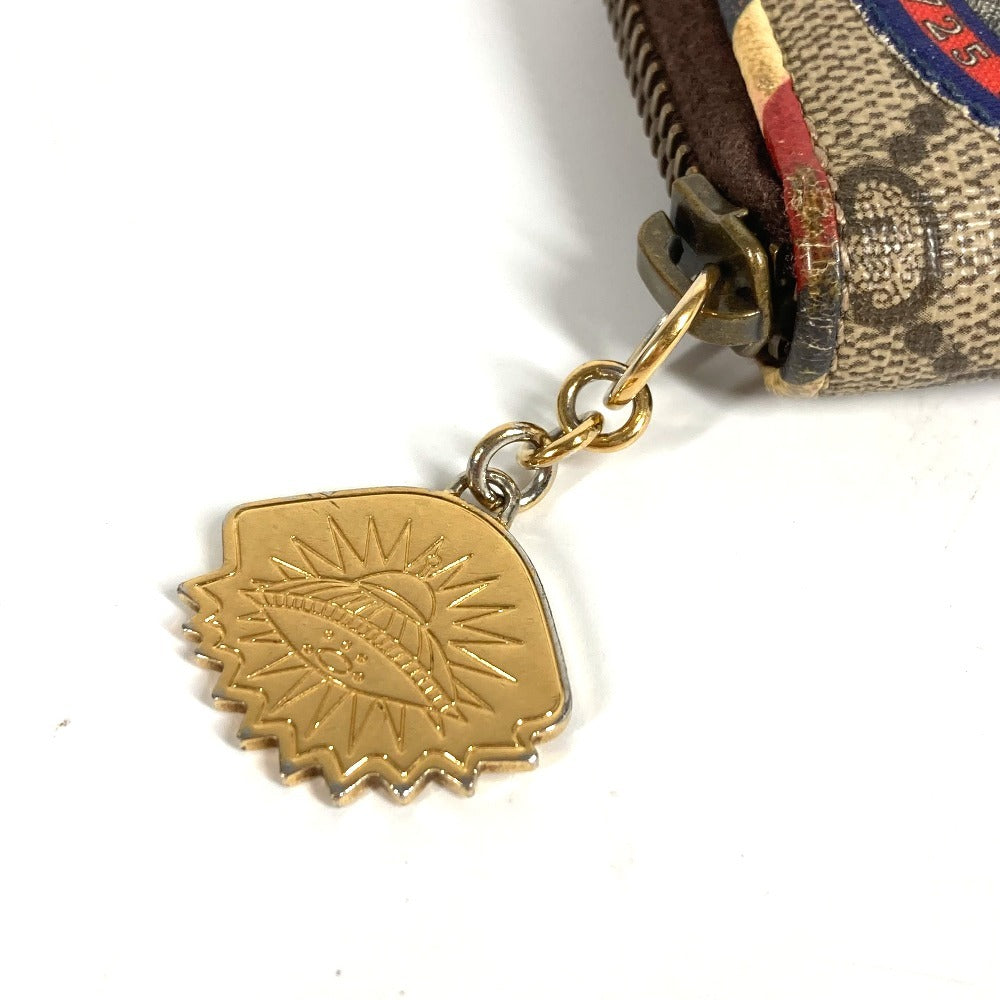 GUCCI Coin case 473911 GG Supreme Canvas beige GG Supreme Courier Patch