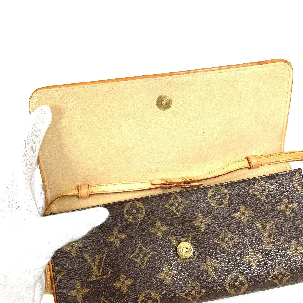 LOUIS VUITTON Shoulder Bag M51852 Monogram canvas Brown Monogram Pochette Twin GM Pochette Twin GM