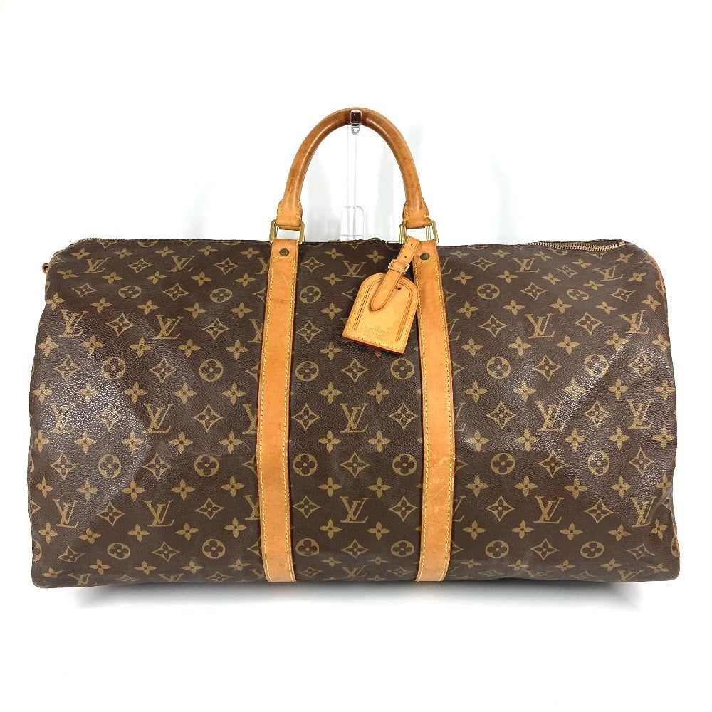 LOUIS VUITTON Boston Duffel bag M41414 Monogram canvas Brown Monogram Keepall ・bandouliere55