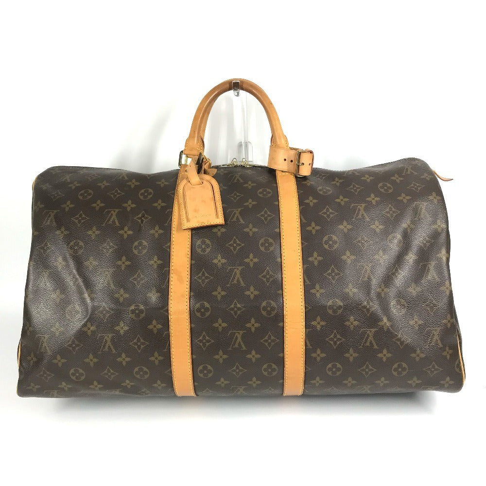 LOUIS VUITTON Boston Duffel bag M41424 Monogram canvas Brown Monogram Keepall 55 Keepall 55
