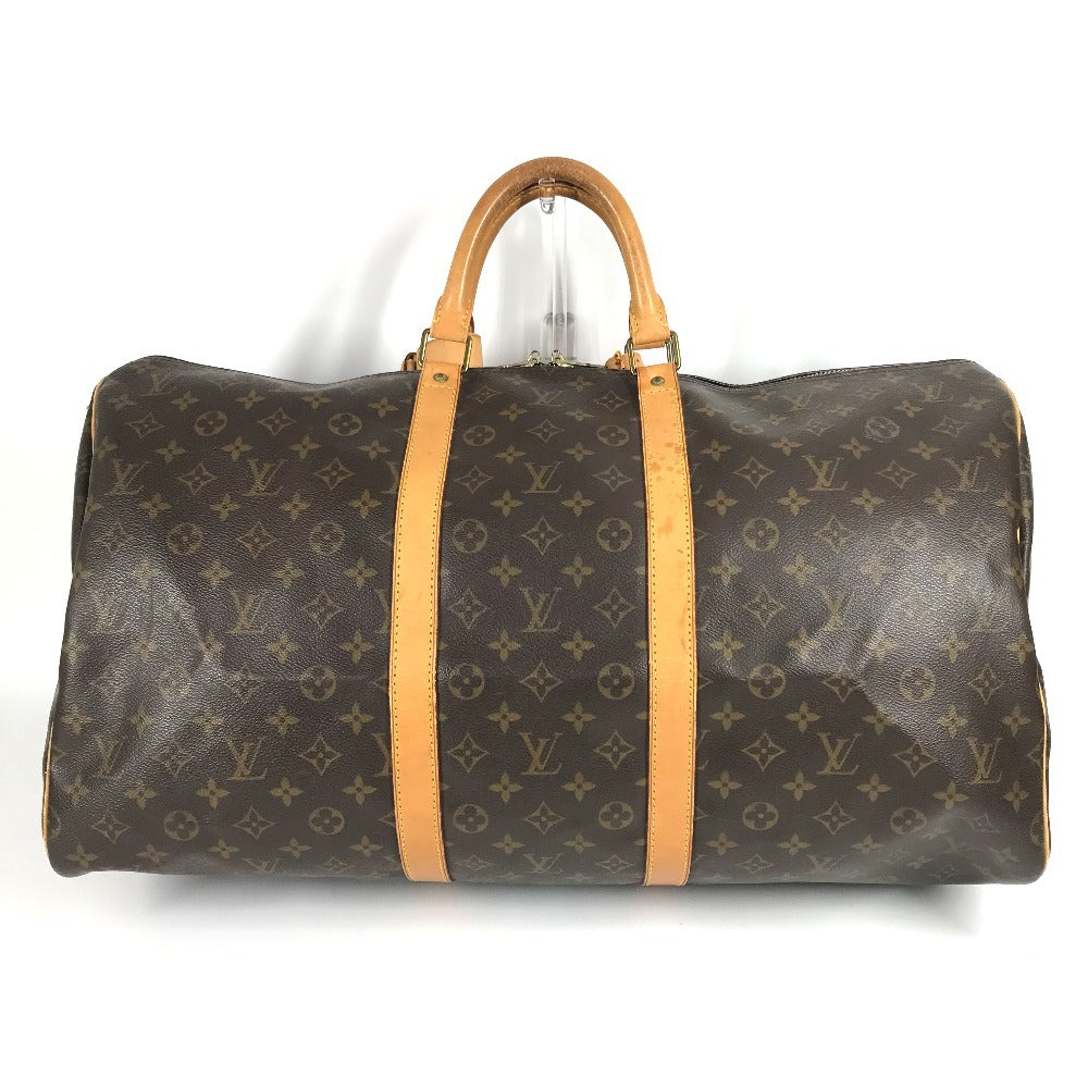 LOUIS VUITTON Boston Duffel bag M41424 Monogram canvas Brown Monogram Keepall 55 Keepall 55