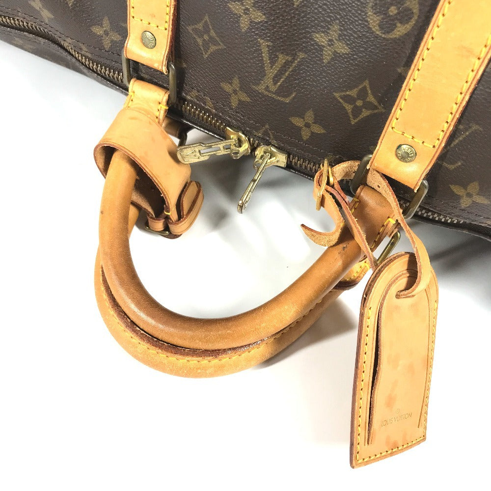 LOUIS VUITTON Boston Duffel bag M41424 Monogram canvas Brown Monogram Keepall 55 Keepall 55