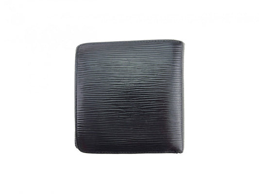 LOUIS VUITTON Bifold Wallet black Epi