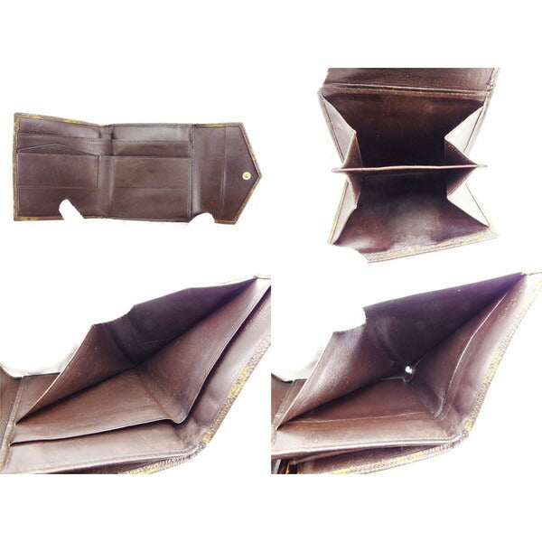 LOUIS VUITTON Bifold Wallet M61660 Brown Portonebi (old type)
