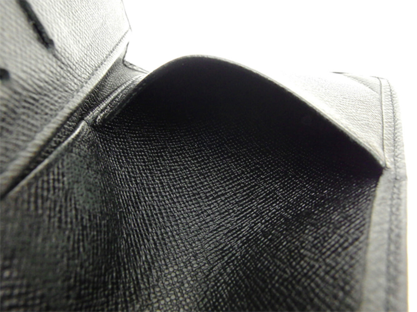 LOUIS VUITTON Bill Compartment M30392 black Porte Valeurs Cartes Credit