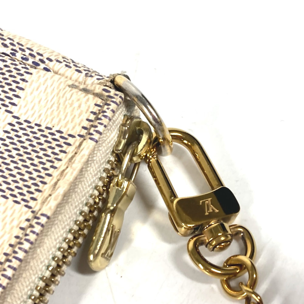 LOUIS VUITTON Shoulder Bag N62200 Damier Azur Canvas white Damier Azur Giraffe Mini Pochette Accessoires Women Used Authentic
