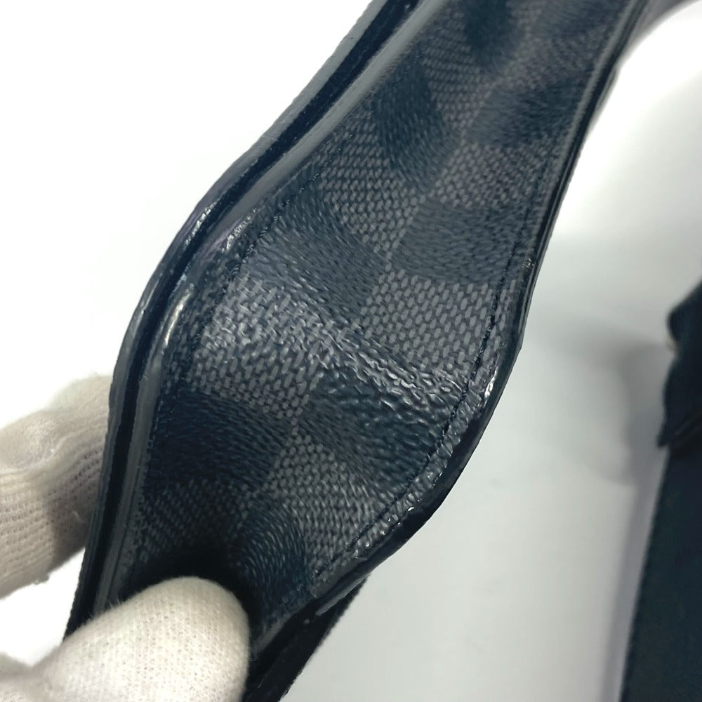 LOUIS VUITTON Waist bag M6837V Damier Grafitto Canvas black Damier Grafitte sun tulle Pochette homme 85