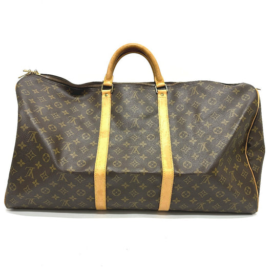 LOUIS VUITTON Boston Duffel bag M41422 Monogram canvas Brown Monogram Keepall 60 unisex(Unisex) Used Authentic