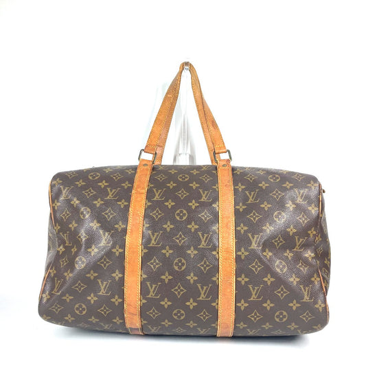 LOUIS VUITTON Boston Duffel bag M41624 Monogram canvas Brown Monogram Sac Souple45 unisex(Unisex) Used Authentic