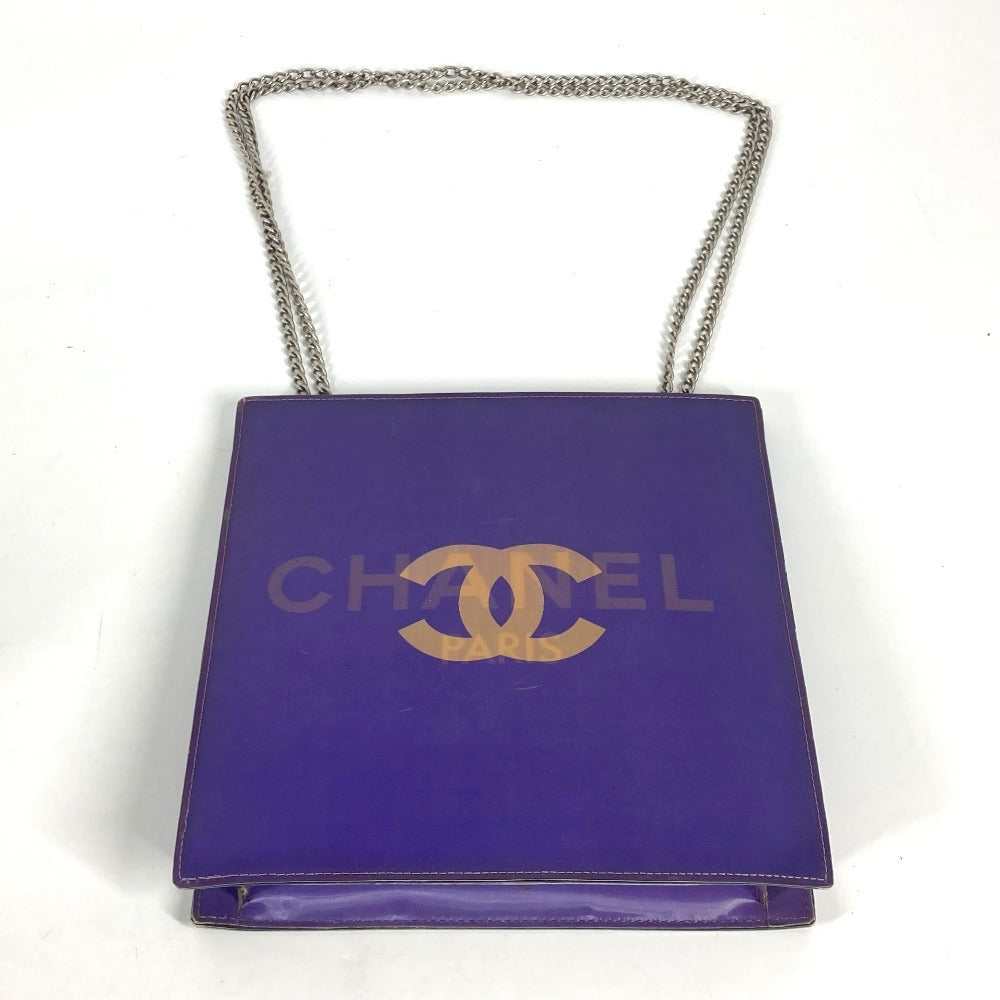 CHANEL Shoulder Bag PVC / Leather purple hologram CC COCO Mark Women Used Authentic