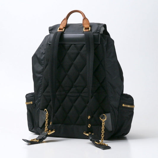 BURBERRY Backpack Nylon black Burberry Backpack Women Used Authentic