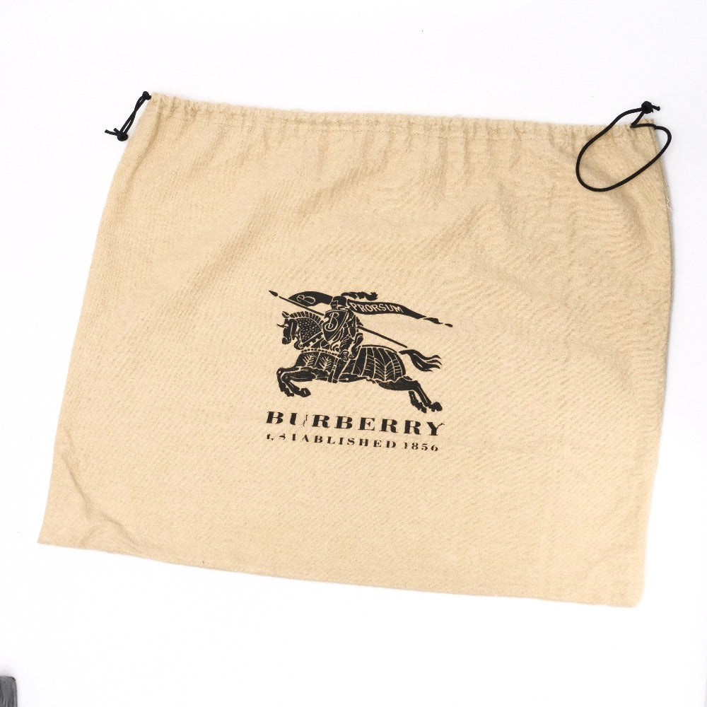 BURBERRY Handbag 3460094 PVC beige black white red Women Used Authentic