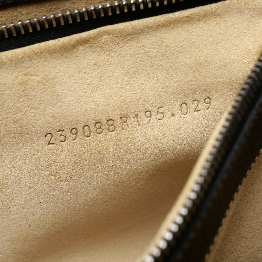 FENDI Handbag Leather Sterling Silver black 23908BR195.029