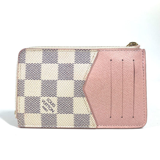 LOUIS VUITTON Coin case N60498γ Damier Azur Canvas gray Damier Azur Porte Cartes Rectove