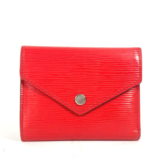 LOUIS VUITTON Trifold wallet M62172 Epi Leather Red Epi Portefeuille Victorine