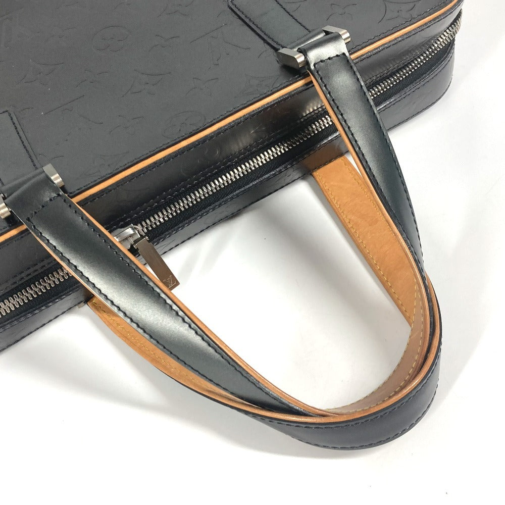LOUIS VUITTON Business bag M55135 Monogram mat leather black Monogram mat Malden