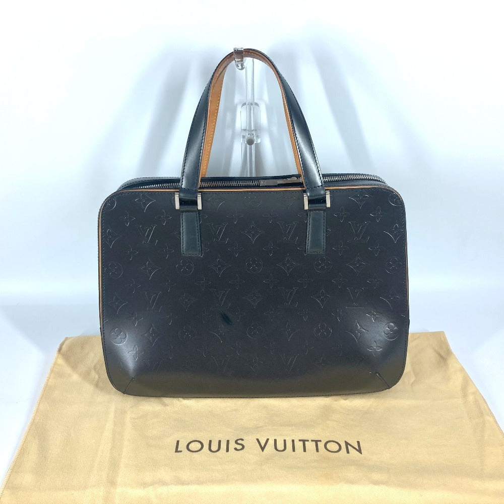 LOUIS VUITTON Business bag M55135 Monogram mat leather black Monogram mat Malden
