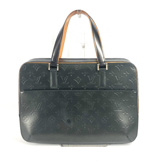 LOUIS VUITTON Business bag M55135 Monogram mat leather black Monogram mat Malden