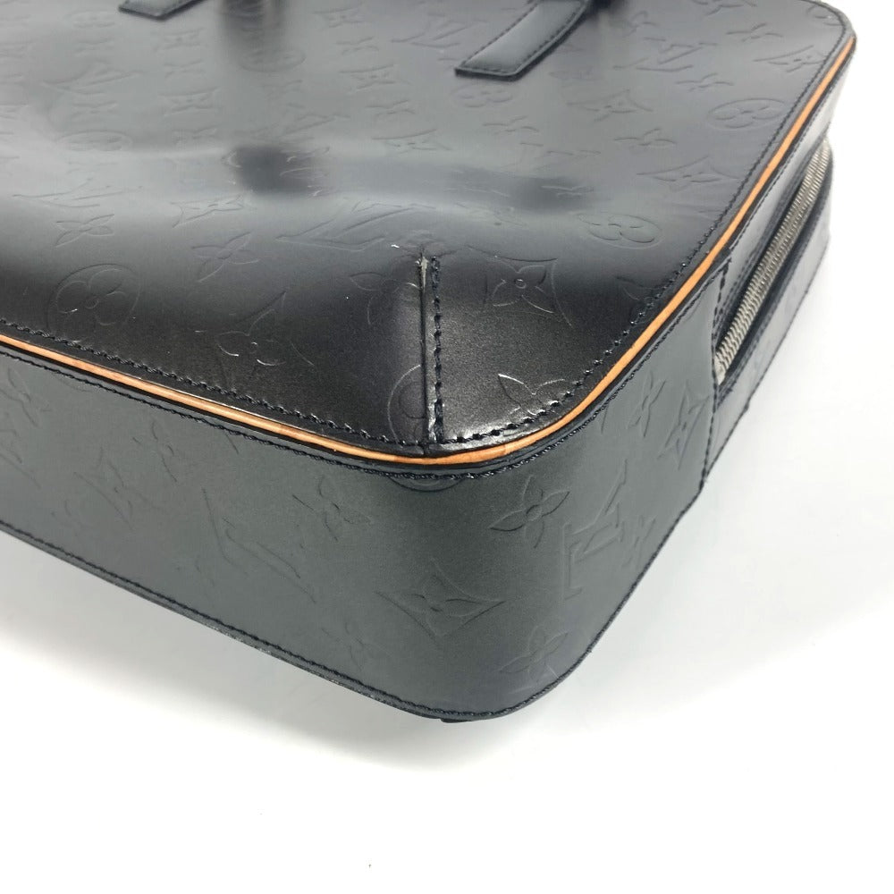 LOUIS VUITTON Business bag M55135 Monogram mat leather black Monogram mat Malden