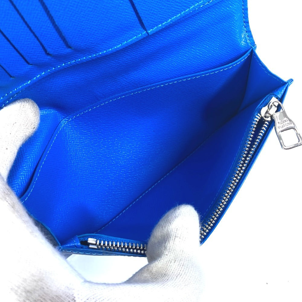 LOUIS VUITTON Long Wallet Purse M69680 Monogram canvas blue Monogram Clouds Portefeuille Braza