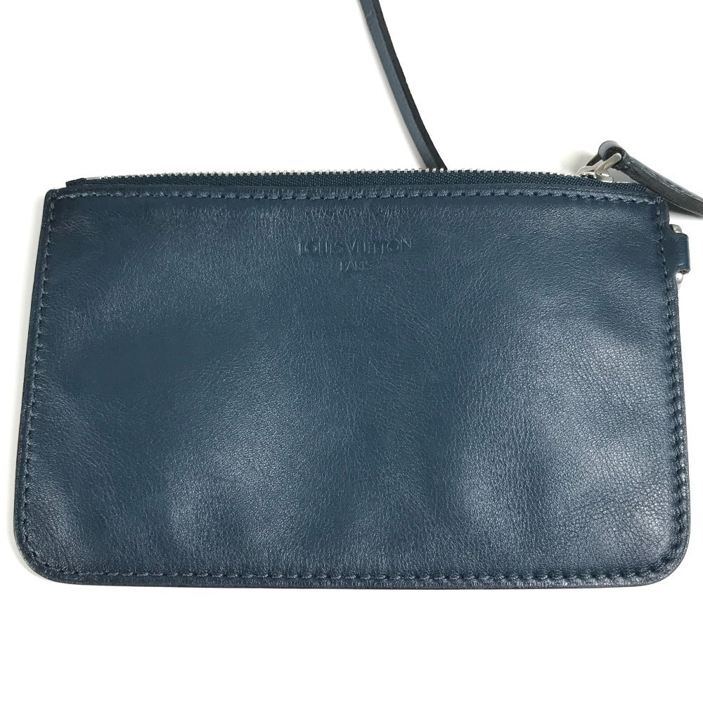 LOUIS VUITTON Shoulder Bag M94588 leather blue With porch NN14GM Cuir Nuance