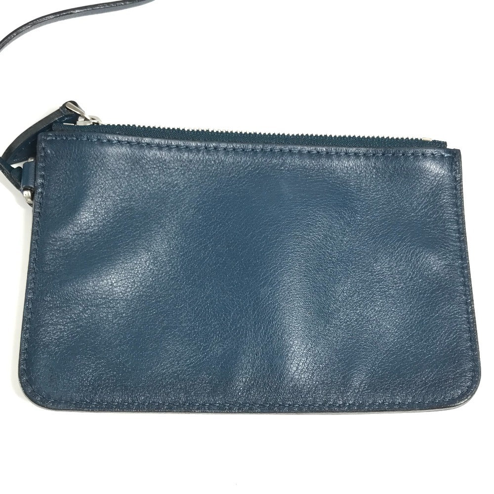 LOUIS VUITTON Shoulder Bag M94588 leather blue With porch NN14GM Cuir Nuance
