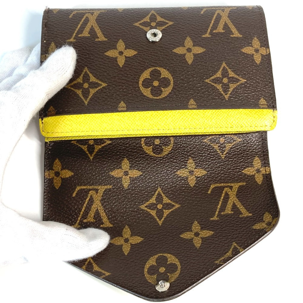 LOUIS VUITTON Trifold wallet M40627 Monogram canvas yellow Monogram Portefeuille Marie-Lou