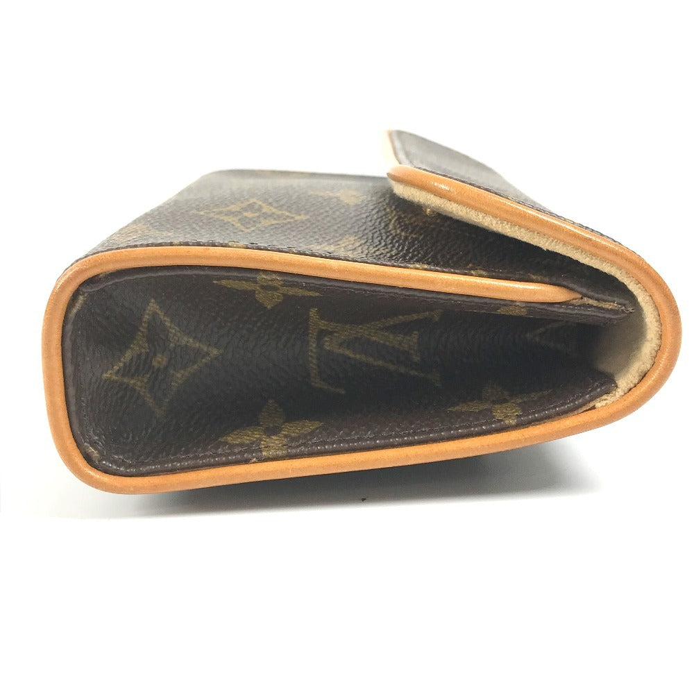 LOUIS VUITTON Pouch M51855 Monogram canvas Brown Monogram Pochette Florentine