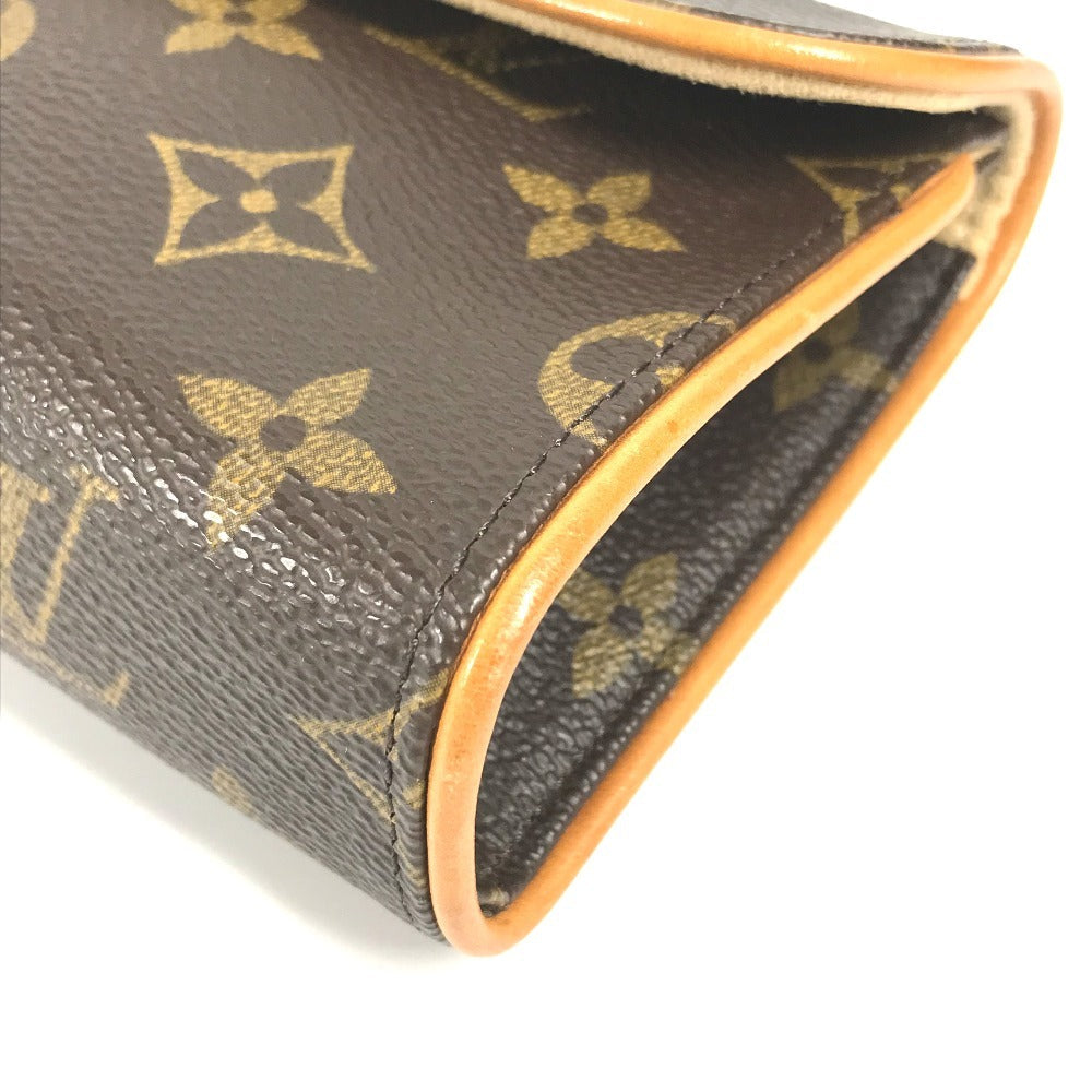 LOUIS VUITTON Pouch M51855 Monogram canvas Brown Monogram Pochette Florentine