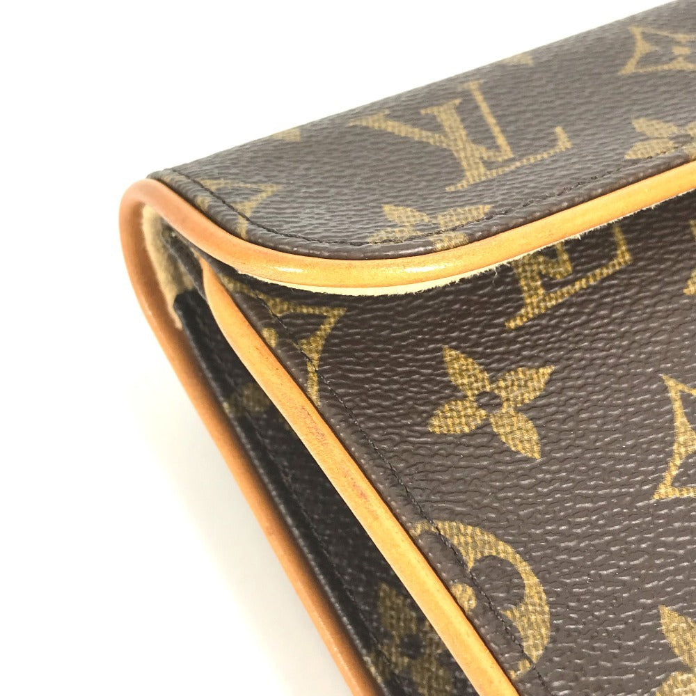 LOUIS VUITTON Pouch M51855 Monogram canvas Brown Monogram Pochette Florentine