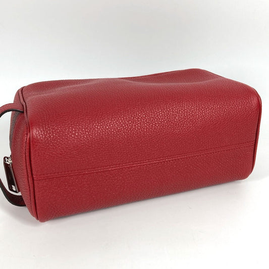 FENDI business bag 7AS378 leather Red With handle logo