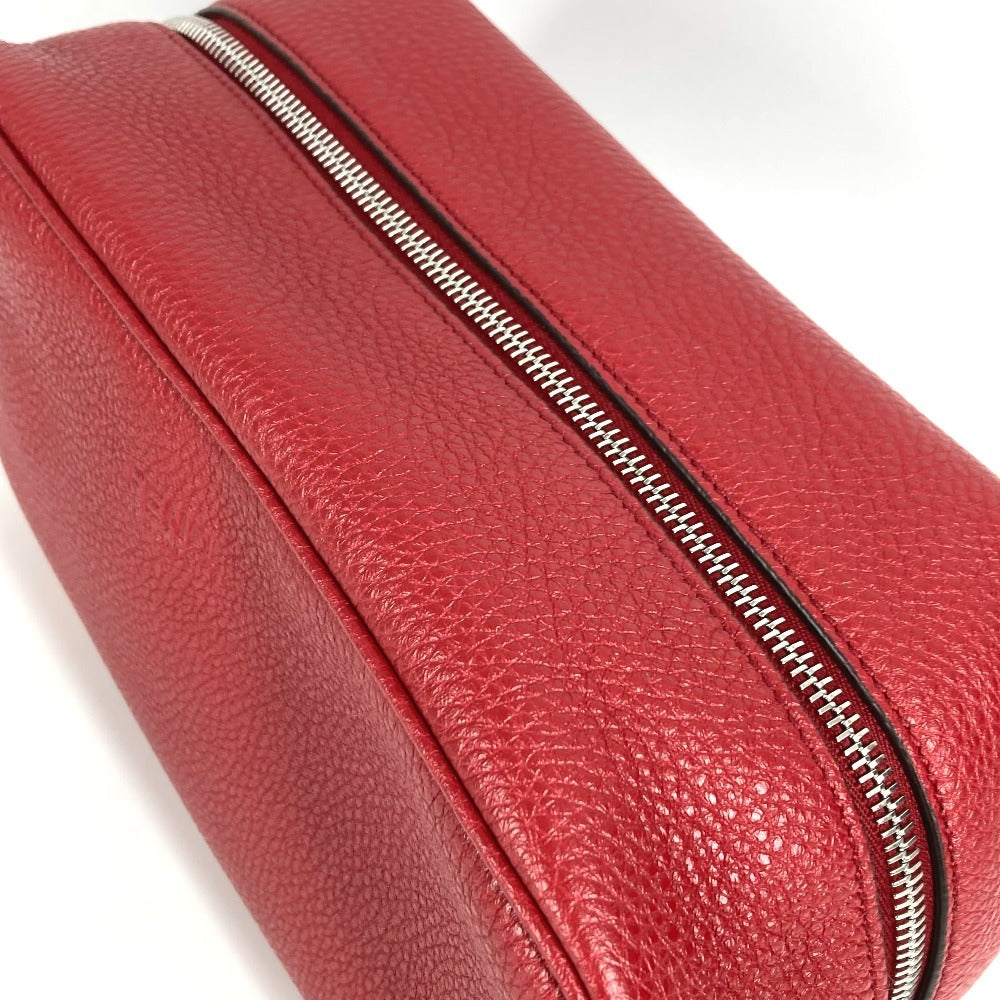 FENDI business bag 7AS378 leather Red With handle logo