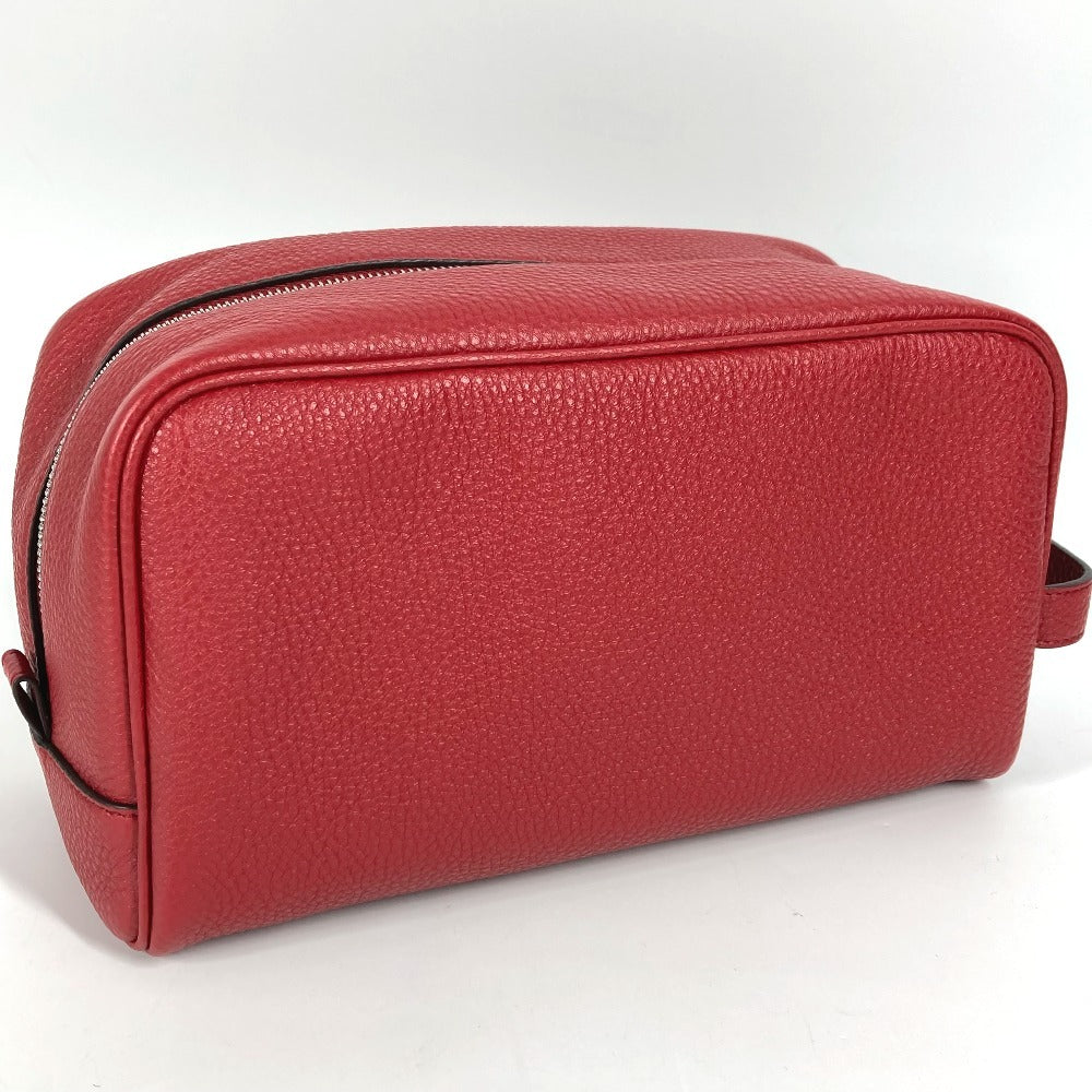 FENDI business bag 7AS378 leather Red With handle logo