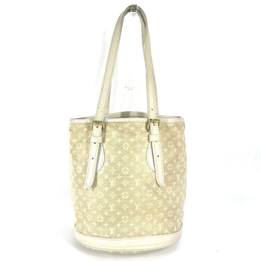 LOUIS VUITTON Shoulder Bag M95316 Monogram Mini-LinCanvas beige Monogram mini run BucketPM