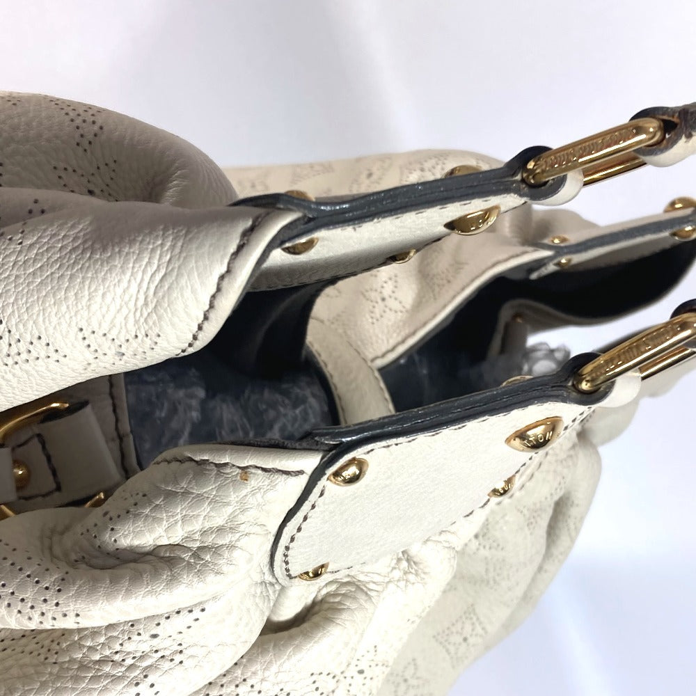 LOUIS VUITTON Shoulder Bag M95548 monogram mahina leather Beige type Monogram Mahina XL