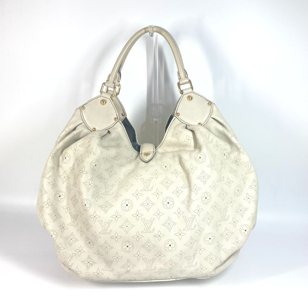 LOUIS VUITTON Shoulder Bag M95548 monogram mahina leather Beige type Monogram Mahina XL