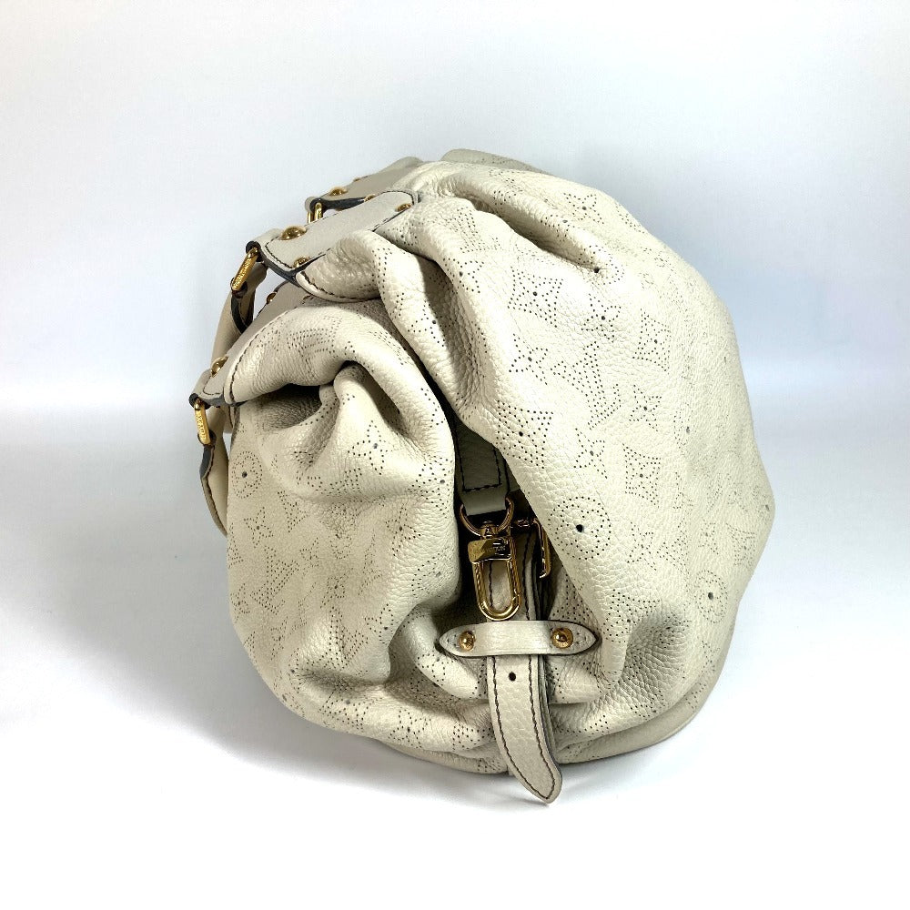 LOUIS VUITTON Shoulder Bag M95548 monogram mahina leather Beige type Monogram Mahina XL