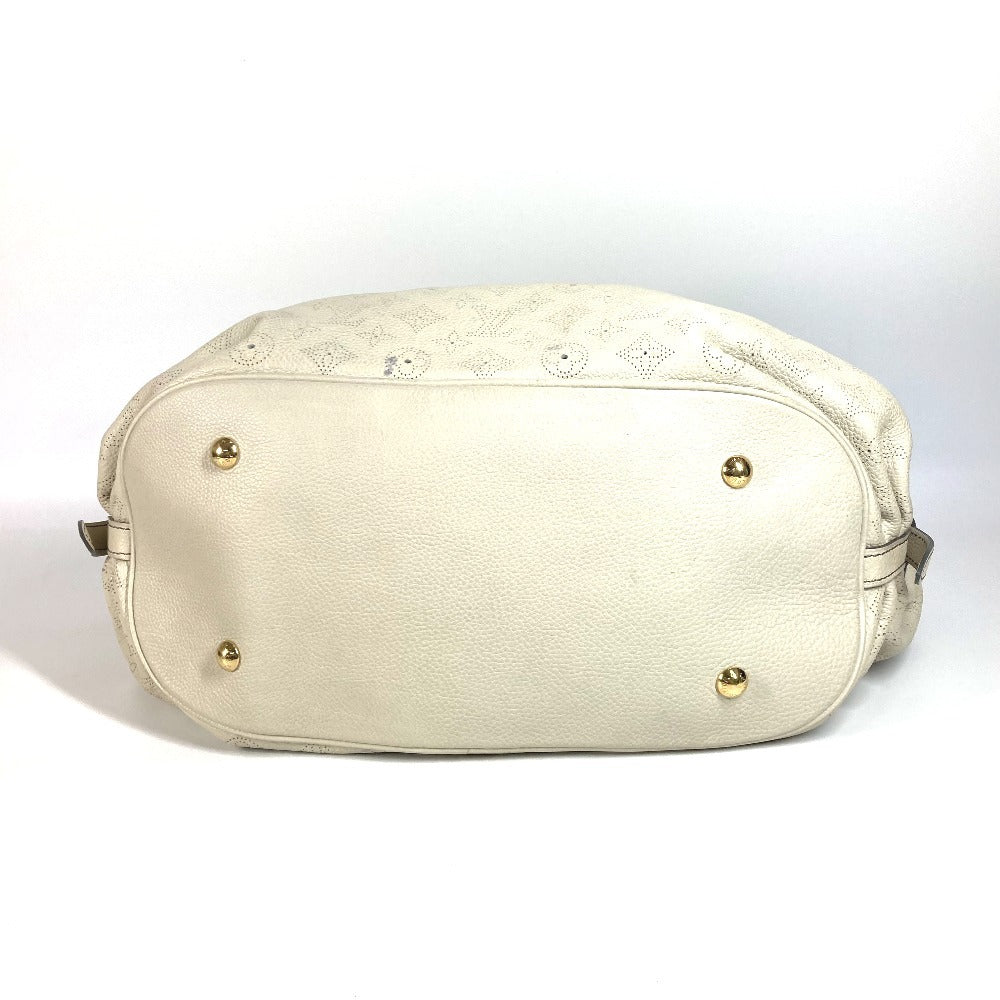 LOUIS VUITTON Shoulder Bag M95548 monogram mahina leather Beige type Monogram Mahina XL