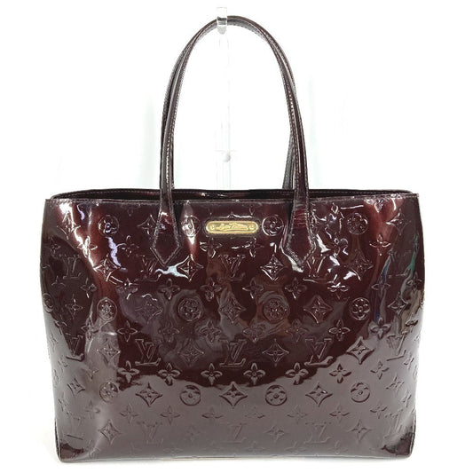 LOUIS VUITTON Shoulder Bag M91645 Monogram Vernis Canvas purple Monogram Vernis Wilshire MM Wilshire MM