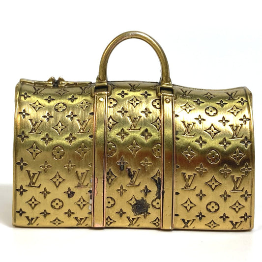 LOUIS VUITTON Other stationery metallic Bronze gold Novelty Not for Sale Monogram Boston Duffel bag Keepall motif