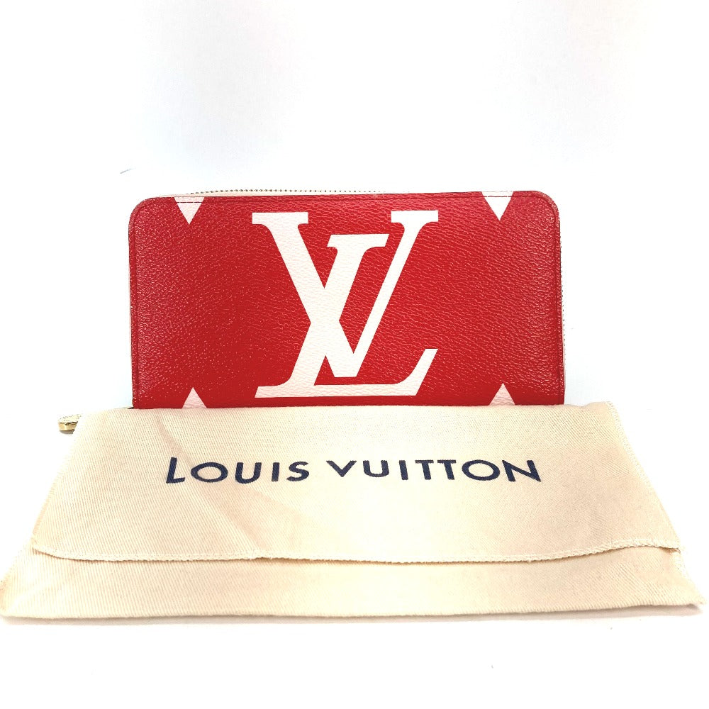 LOUIS VUITTON Long Wallet Purse M67550 Monogram giant canvas Pink x red Monogram Giant Zippy wallet
