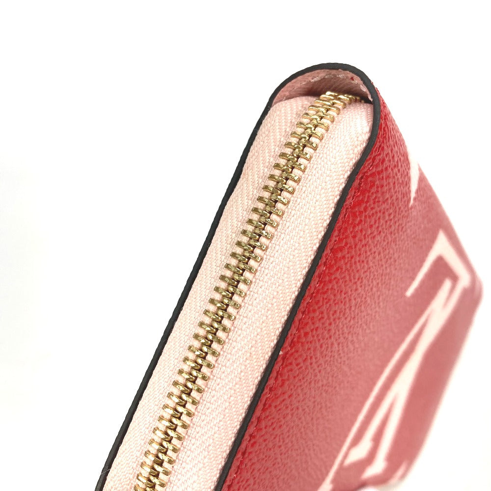 LOUIS VUITTON Long Wallet Purse M67550 Monogram giant canvas Pink x red Monogram Giant Zippy wallet